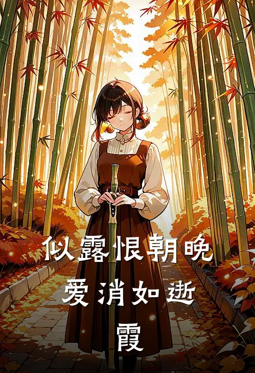 似露恨朝晚爱消如逝,霞
