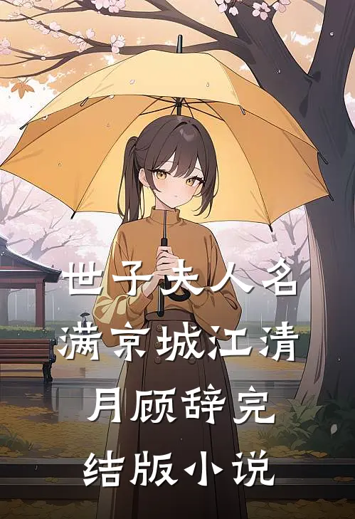 世子夫人名满京城江清月顾辞完结版小说
