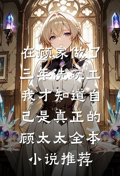 在顾家做了三年洗碗工，我才知道自己是真正的顾太太全本小说推荐