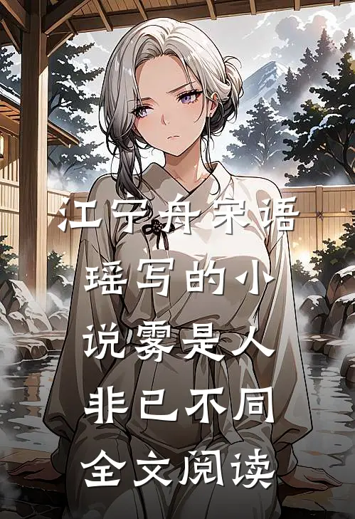 江宁舟宋语瑶写的小说雾是人非已不同全文阅读