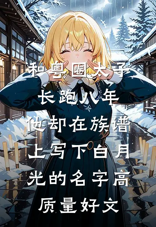 和粤圈太子长跑八年，他却在族谱上写下白月光的名字高质量好文