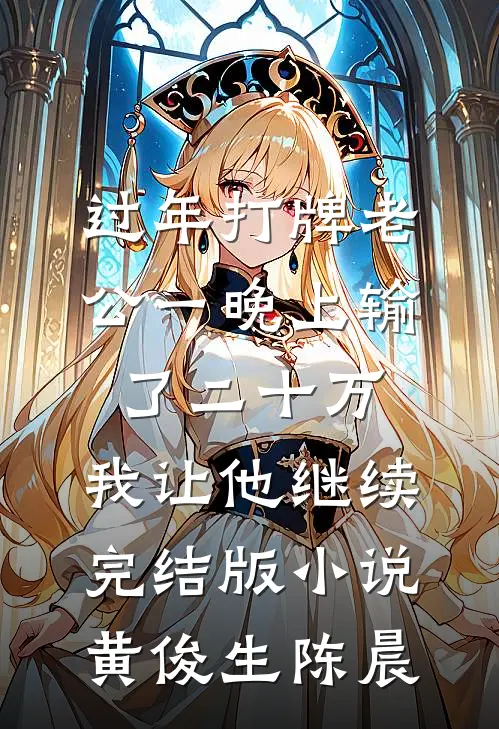 过年打牌老公一晚上输了二十万，我让他继续完结版小说黄俊生陈晨