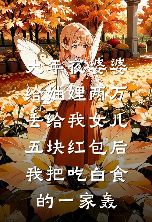 大年夜婆婆给妯娌两万丢给我女儿五块红包后，我把吃白食的一家轰