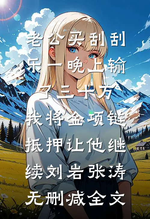 老公买刮刮乐一晚上输了三十万，我将金项链抵押让他继续刘岩张涛无删减全文