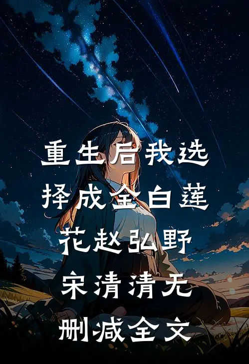 重生后我选择成全白莲花赵弘野宋清清无删减全文