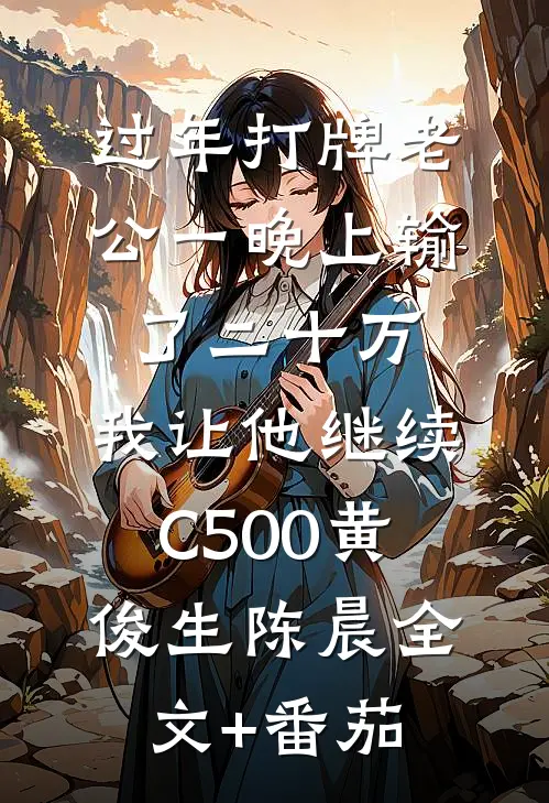 过年打牌老公一晚上输了二十万，我让他继续C500黄俊生陈晨全文+番茄
