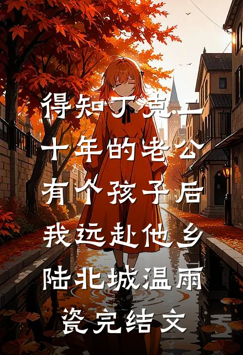 得知丁克二十年的老公有个孩子后，我远赴他乡陆北城温雨瓷完结文