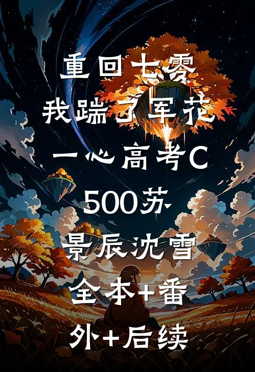 重回七零，我踹了军花一心高考C500苏景辰沈雪:全本+番外+后续