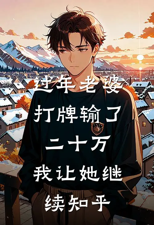 过年老婆打牌输了二十万，我让她继续知乎