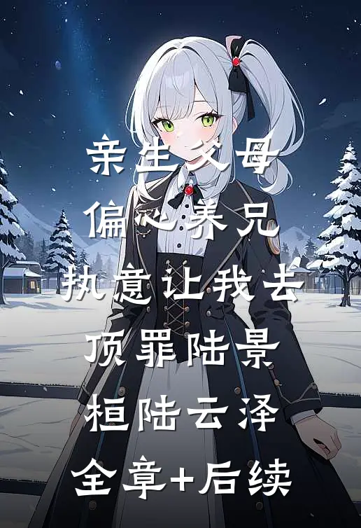 亲生父母偏心养兄，执意让我去顶罪陆景桓陆云泽:全章+后续