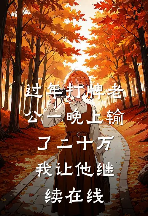 过年打牌老公一晚上输了二十万，我让他继续在线