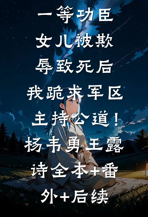 一等功臣女儿被欺辱致死后，我跪求军区主持公道！杨韦勇王露诗:全本+番外+后续