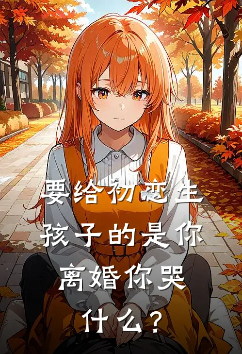 要给初恋生孩子的是你，离婚你哭什么？