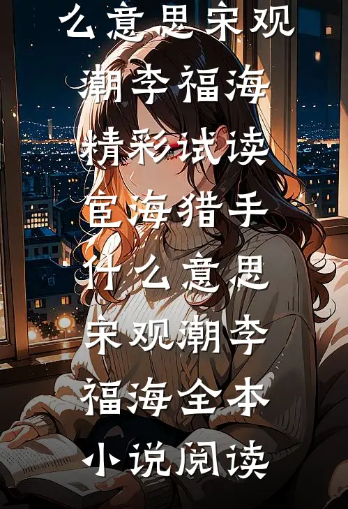 宦海猎手什么意思(宋观潮李福海)精彩试读_宦海猎手什么意思(宋观潮李福海)全本小说阅读