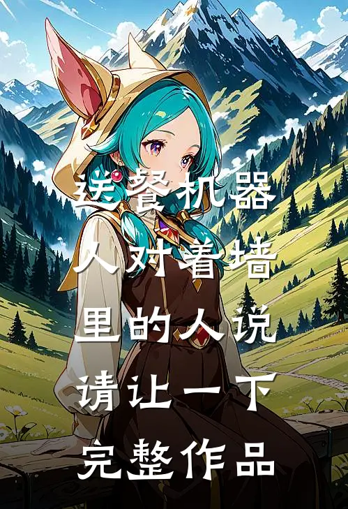 送餐机器人对着墙里的人说：请让一下完整作品