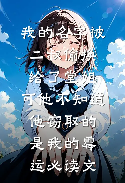 我的名字被二叔偷换给了堂姐，可他不知道，他窃取的是我的霉运必读文