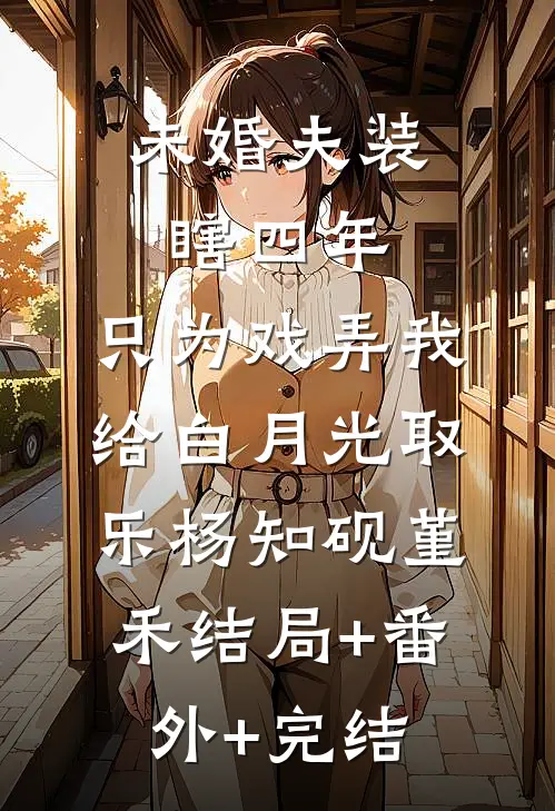 未婚夫装瞎四年，只为戏弄我给白月光取乐杨知砚堇禾结局+番外+完结