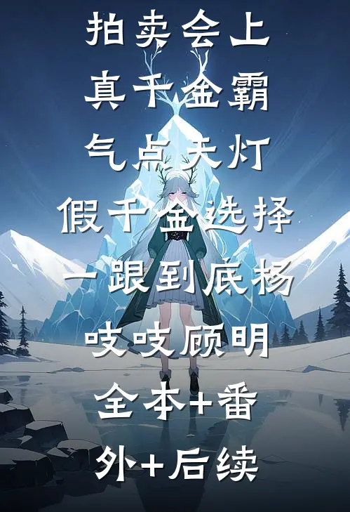 拍卖会上真千金霸气点天灯，假千金选择一跟到底杨吱吱顾明全本+番外+后续