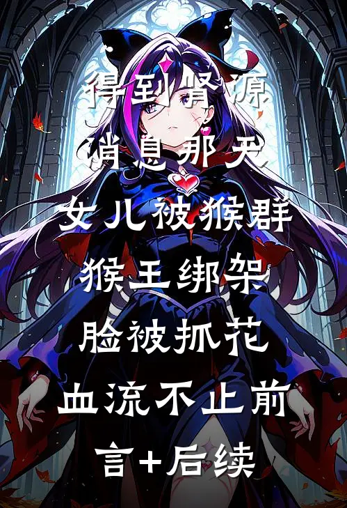 得到肾源消息那天，女儿被猴群猴王绑架脸被抓花，血流不止前言+后续