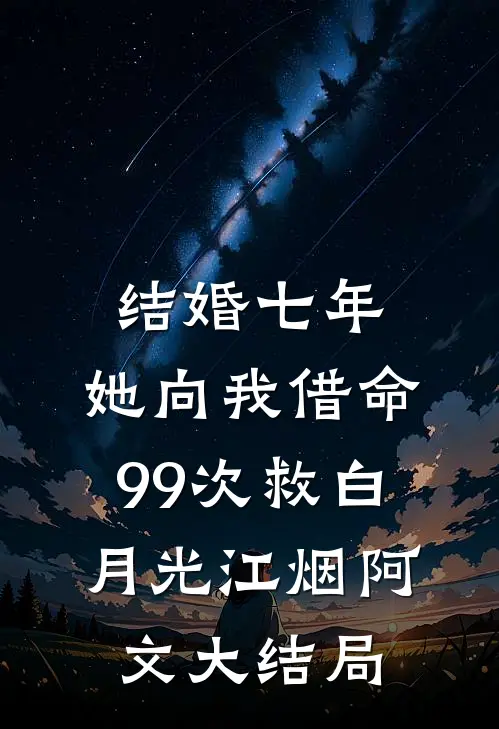 结婚七年，她向我借命99次救白月光江烟阿文大结局