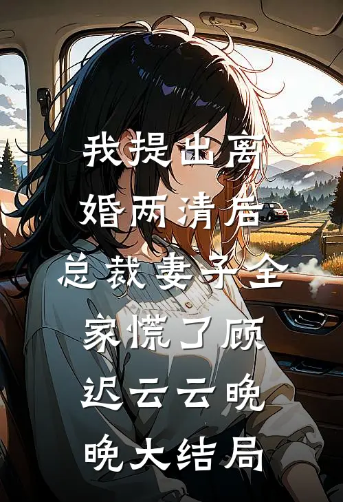 我提出离婚两清后，总裁妻子全家慌了顾迟云云晚晚大结局