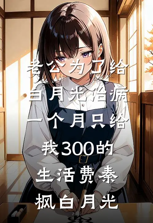 老公为了给白月光治病，一个月只给我300的生活费秦枫白月光