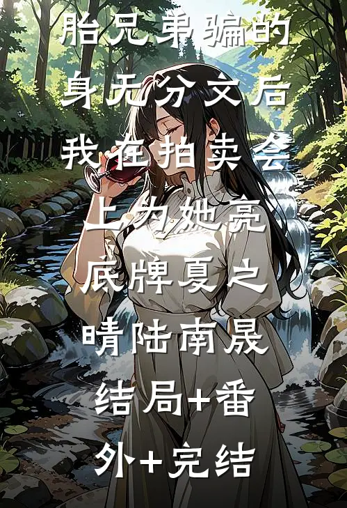 前妻被双胞胎兄弟骗的身无分文后，我在拍卖会上为她亮底牌夏之晴陆南晟:结局+番外+完结