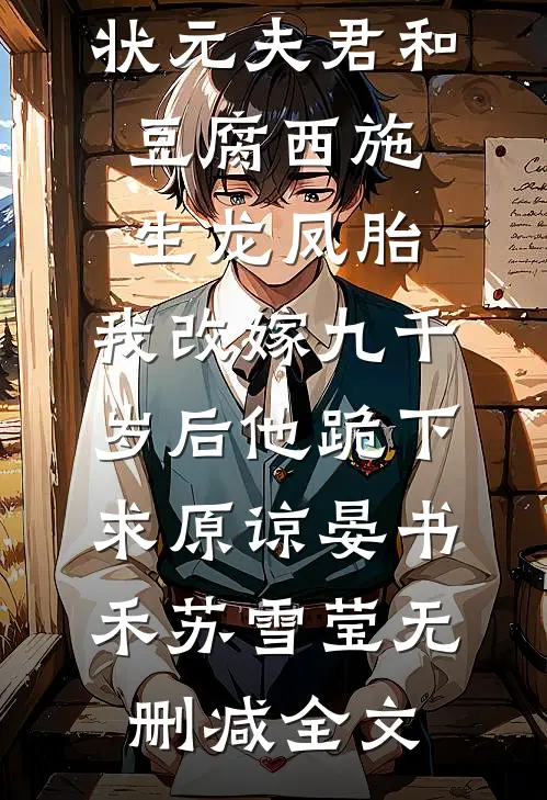 状元夫君和豆腐西施生龙凤胎，我改嫁九千岁后他跪下求原谅晏书禾苏雪莹无删减全文