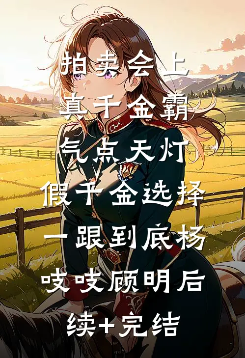 拍卖会上真千金霸气点天灯，假千金选择一跟到底杨吱吱顾明后续+完结