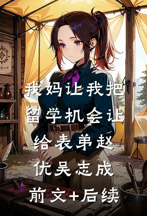 我妈让我把留学机会让给表弟赵优吴志成:前文+后续