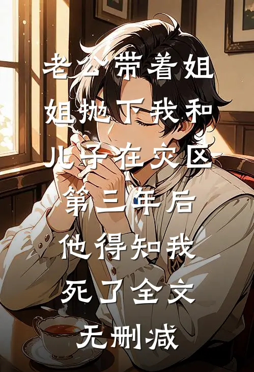老公带着姐姐抛下我和儿子在灾区第三年后，他得知我死了全文无删减