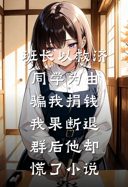班长以救济同学为由骗我捐钱，我果断退群后他却慌了小说