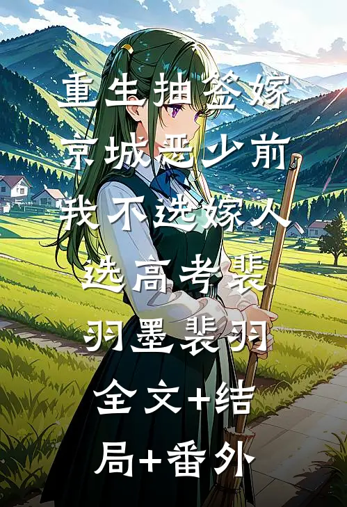 重生抽签嫁京城恶少前，我不选嫁人选高考裴羽墨裴羽全文+结局+番外