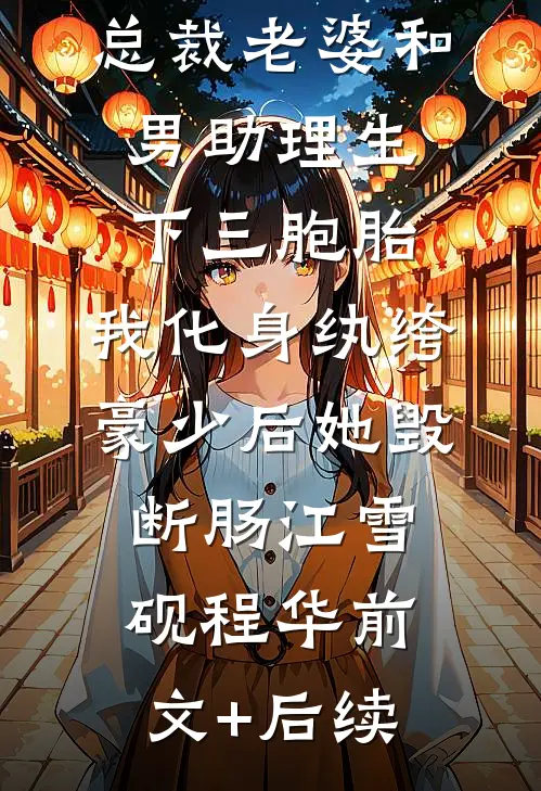 总裁老婆和男助理生下三胞胎，我化身纨绔豪少后她毁断肠江雪砚程华前文+后续