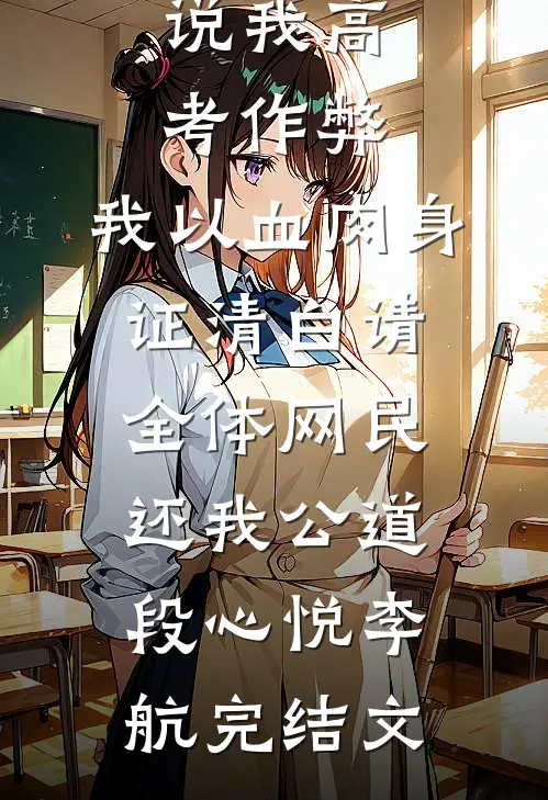 说我高考作弊，我以血肉身证清白请全体网民还我公道段心悦李航完结文