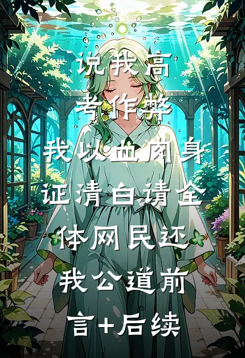 说我高考作弊，我以血肉身证清白请全体网民还我公道前言+后续