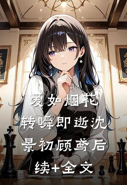 爱如烟花，转瞬即逝沈景初顾鸢后续+全文