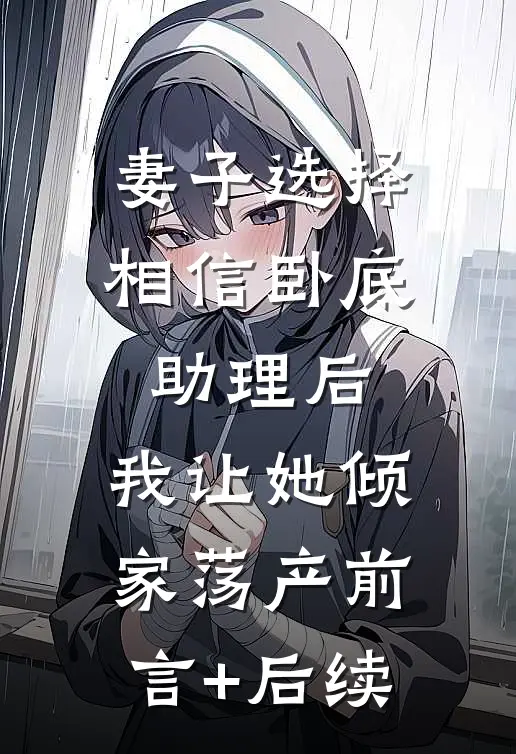 妻子选择相信卧底助理后，我让她倾家荡产前言+后续