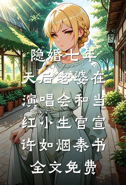 隐婚七年，天后老婆在演唱会和当红小生官宣许如烟秦书全文免费
