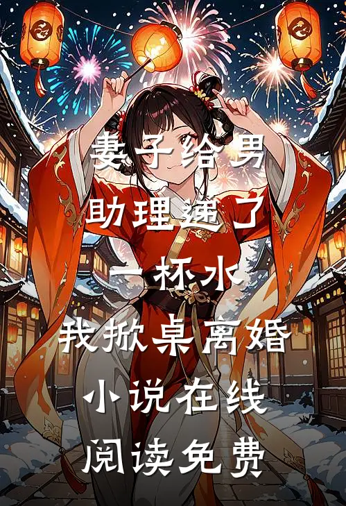 妻子给男助理递了一杯水，我掀桌离婚小说在线阅读免费