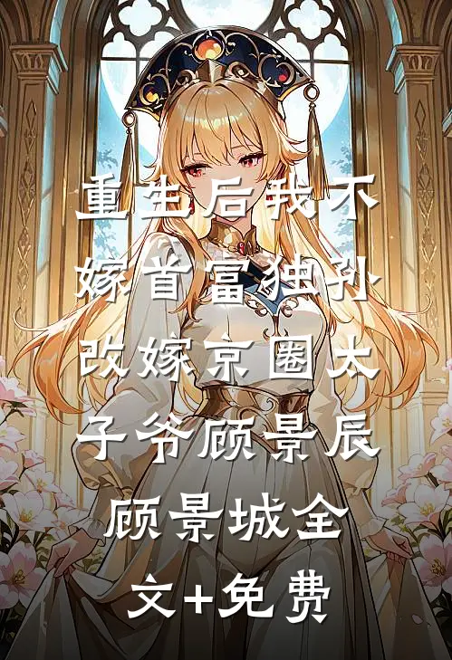 重生后我不嫁首富独孙改嫁京圈太子爷顾景辰顾景城全文+免费