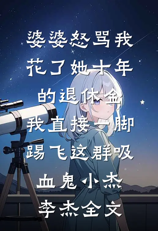 婆婆怒骂我花了她十年的退休金，我直接一脚踢飞这群吸血鬼小杰李杰全文
