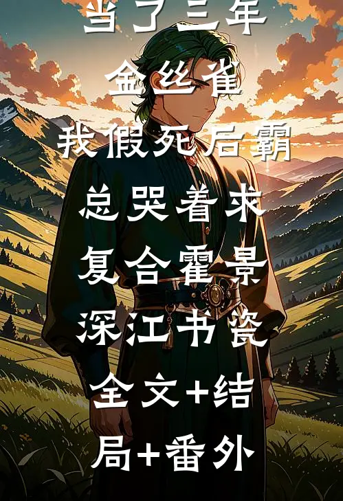 当了三年金丝雀，我假死后霸总哭着求复合霍景深江书瓷全文+结局+番外