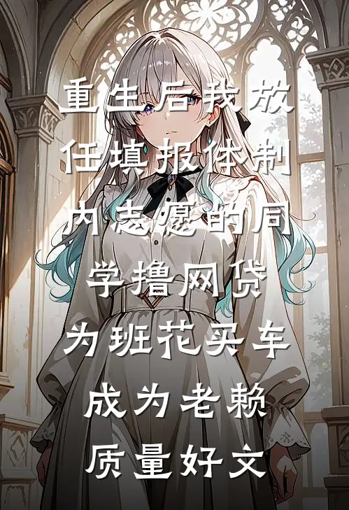重生后我放任填报体制内志愿的同学撸网贷，为班花买车成为老赖质量好文