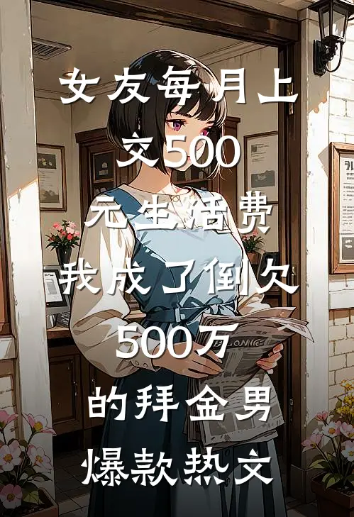 女友每月上交500元生活费，我成了倒欠500万的拜金男爆款热文