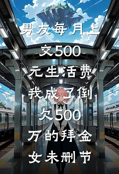 男友每月上交500元生活费，我成了倒欠500万的拜金女未删节
