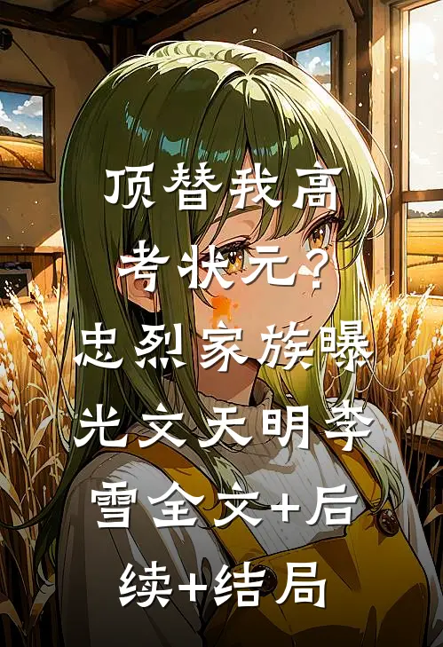 顶替我高考状元？忠烈家族曝光文天明李雪全文+后续+结局