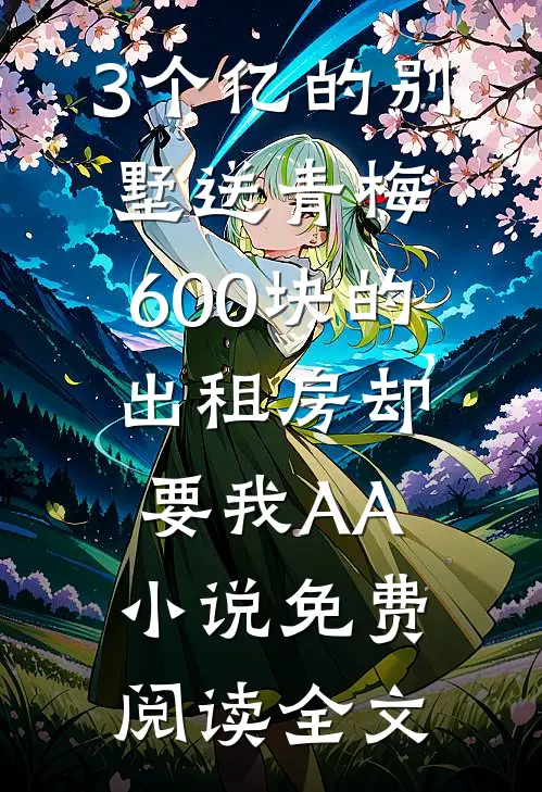 3个亿的别墅送青梅，600块的出租房却要我AA小说免费阅读全文
