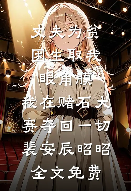 丈夫为贫困生取我眼角膜，我在赌石大赛夺回一切裴安辰昭昭全文免费
