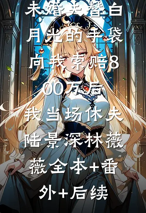 未婚夫替白月光的手袋向我索赔800万后，我当场休夫陆景深林薇薇全本+番外+后续